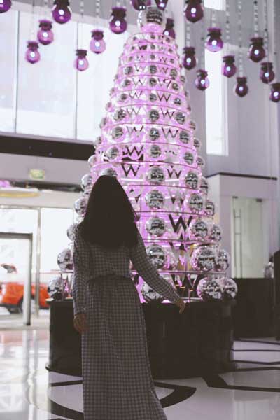 samantha influencer al w hotel