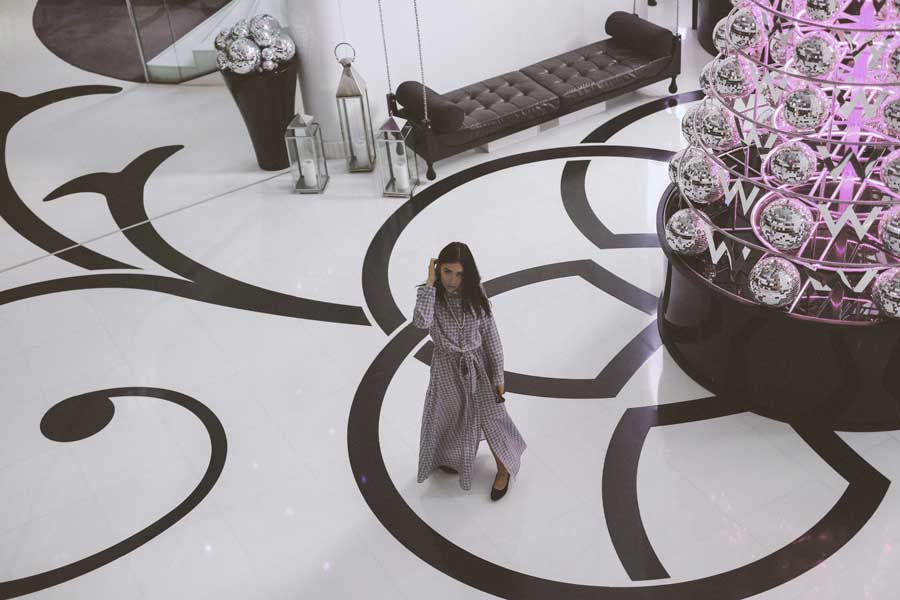 samantha influencer al w hotel