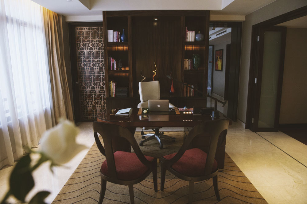 suite at the Portman Ritz Carlton Shanghai