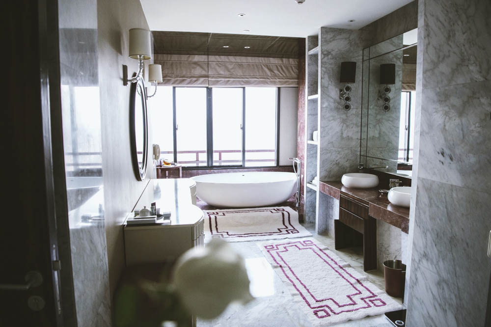 suite at the Portman Ritz Carlton Shanghai