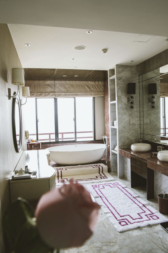 suite at the Portman Ritz Carlton Shanghai