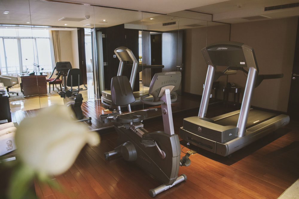 suite at the Portman Ritz Carlton Shanghai