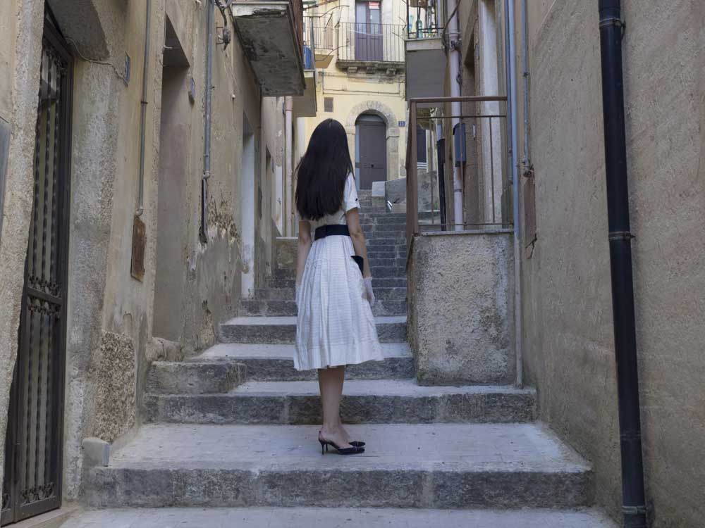 in giro per la città di caltagirone